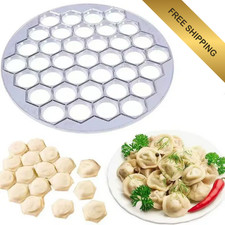 37 Holes Dumpling Mould Maker Ravioli Aluminum Mold Pelmeni Kitchen DIY Tool UK