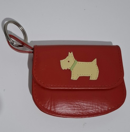 Radley red leather scottie dog - leather,