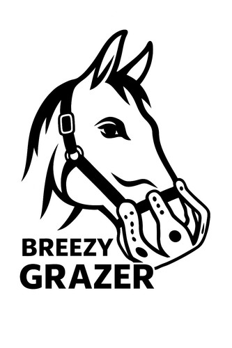 Horse grazing muzzle sensitive - horse,
