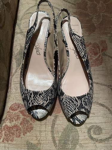 Shoes peep toe sandals - m&s,