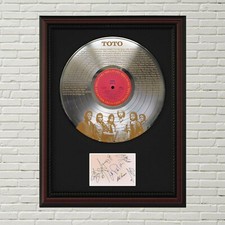 Toto - Africa Silver LP Framed