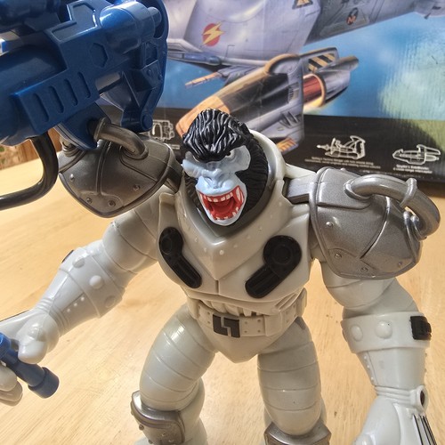 Gor lla with weapon missile - with, &
