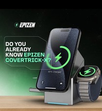 3 In 1 Apple Wireless Charging Station For Iphone, Apple Whatch & Airpods