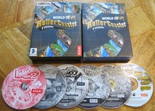 World of RollerCoaster Tycoon - RCT 2 & 3 AND 4 Expansions - ***NEAR MINT***