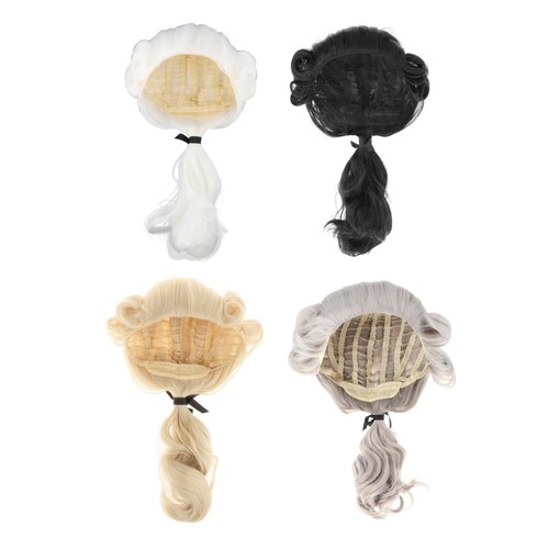Colonial wig long - colonial,