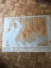 Vintage SW Scotland Quarter Inch Cloth Map