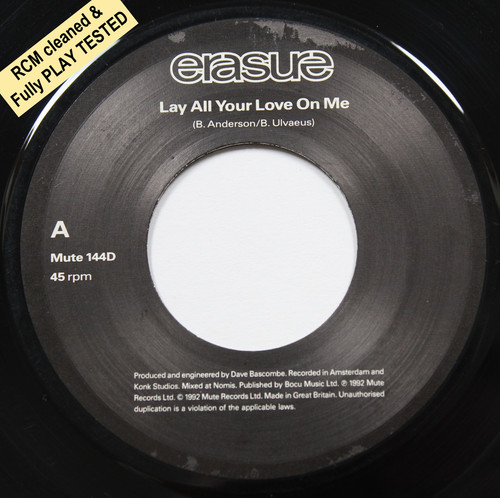 Erasure lay all your love - erasure,