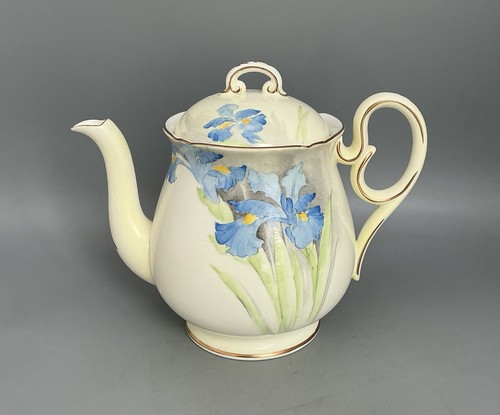 Shelley art deco blue iris - shelley,