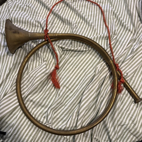Vintage 100 brass bugle - vintage,