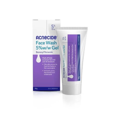 Acnecide wash w gel - acnecide, w/w