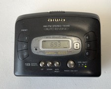 Aiwa Am/Fm Stereo TX446 Personal Cassette/ Radio