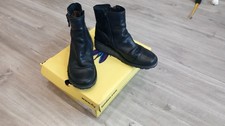 Fly London Black Mon Low Wedge