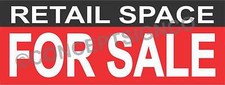 2'X5' RETAIL SPACE FOR SALE BANNER Outdoor Sign Real Estate Property Commercial