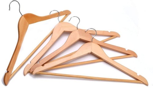 Wooden coat hangers - coat, suit