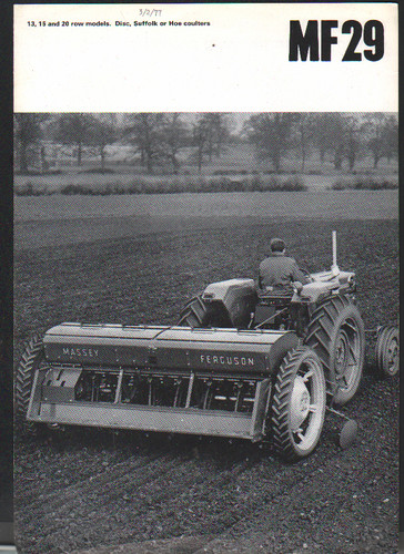 1969 massey ferguson mf29 - massey,