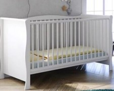 Little Acorns Sleigh Cot Bed