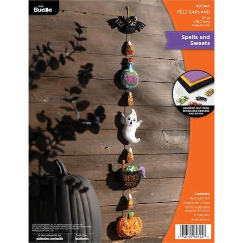 Bucilla felt garland applique - felt,