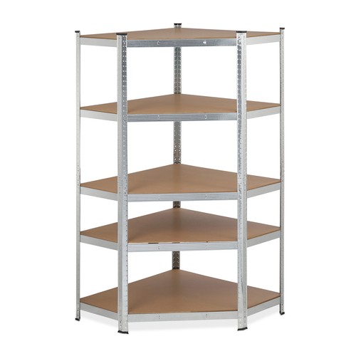 Corner shelving unit heavy - unit,
