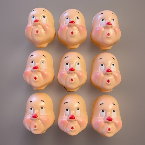 Vintage plastic clown - vintage,