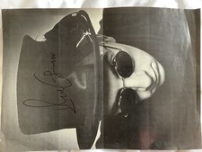 Signed Elvis Costello Magazine Picture