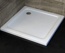 RETURNED Slimline Shower Tray Square Rectangle for Shower Enclosure - FREE WASTE
