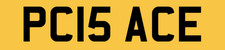 PC NUMBER PLATE PRIVATE