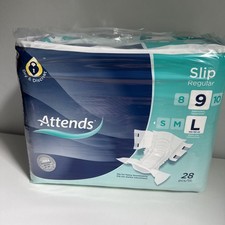 Attends Slips Regular 9 L