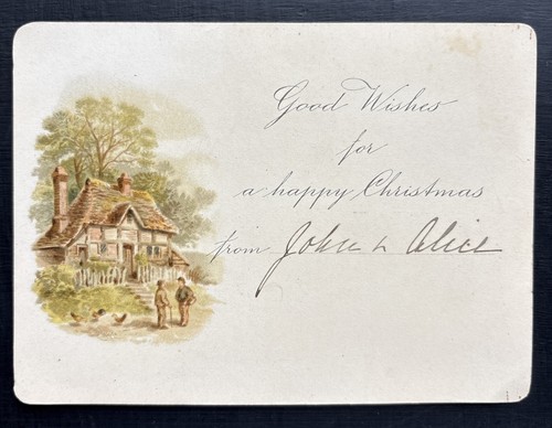 Victorian birthday greeting - victorian,