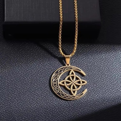 Celtic moon witch s knot - moon, &