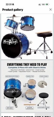 Kids drum kit - drum,