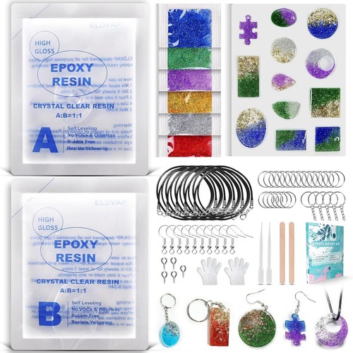 Epoxy resin kit for beginners - for,