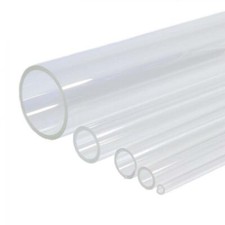 Clear Plastic Acrylic Tube 250mm & 500mm Lengths Perspex® 5mm - 28mm Diameter