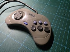 Sega Saturn Grey Official Controller HSS-0101 Control Pad Working Tested