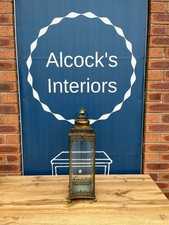 Lovely Reproduction Victorian Style Table Or Hanging Lantern Copper Colour Large