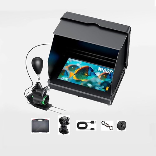 Underwater fishing camera with - fishing,