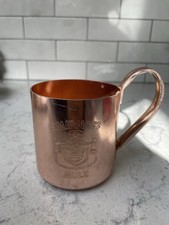 Vintage Smirnoff Moscow Mule Mug Cup Handle Copper