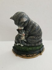 Vintage Cast Iron Cat And