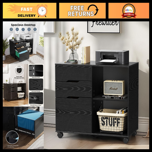 Wood file cabinet with - cabinet,