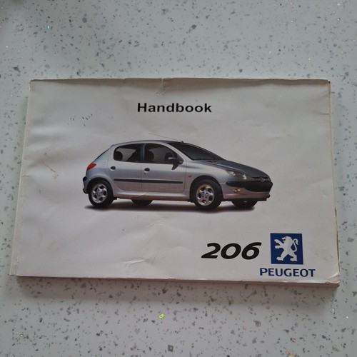 Peugeot 206 handbook - 206, owner's