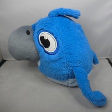 2011 Commonwealth Angry Birds Rio - Blu - Spinx Macaw Plush Soft Toy 7" Blue
