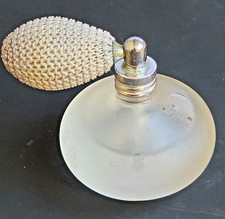 Vintage Frosted Glass Perfume