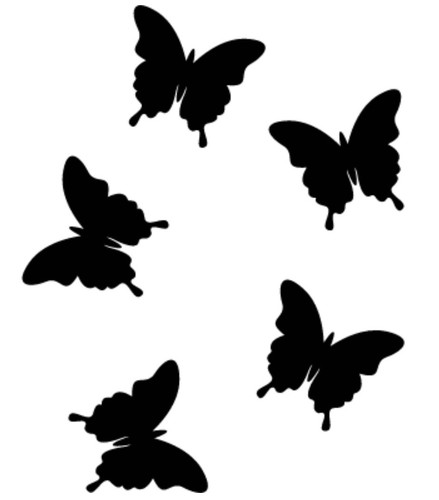 Butterflies vinyl decal - vinyl,