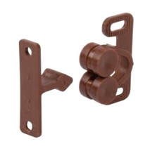 Twin Double Roller Catch Brown