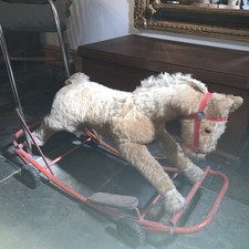 Lines Vintage Push Along Horse 