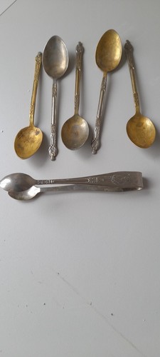 Epns apostle spoons - &, sugar