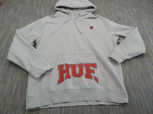 Huf hoodie mens large grey - hoodie,