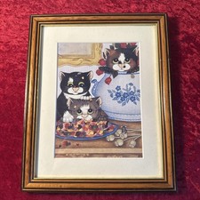 CAT PRINTs by LINDA JANE SMITH Washington Green Limited 1992 x1