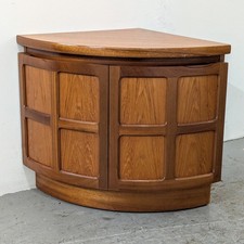 Nathan Squares Teak Vintage Retro Corner Cabinet Mid Century Low Sideboard 1970s