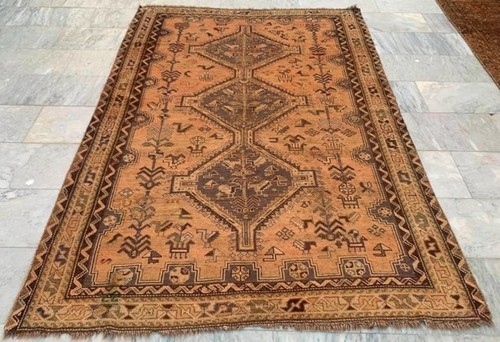 7x5 vintage afghan - ft, wool