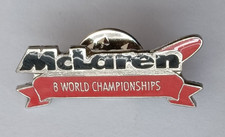 F1 Formula One Motor Racing McLaren Team Enamel Lapel Pin Badge.    PB4-796